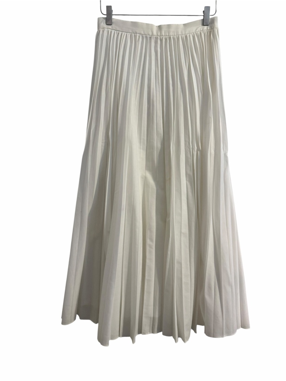 Banana Republic Cream Pleated Maxi Skirt